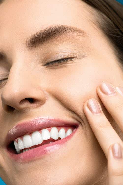 Premier Orthodontics teeth whitening after having your braces taken off.